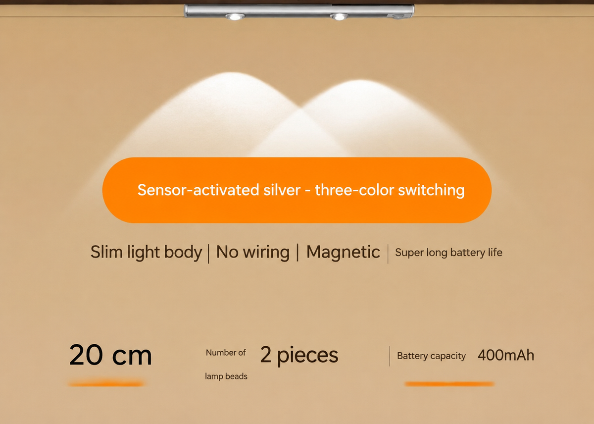 Luz con sensor de movimiento inteligente